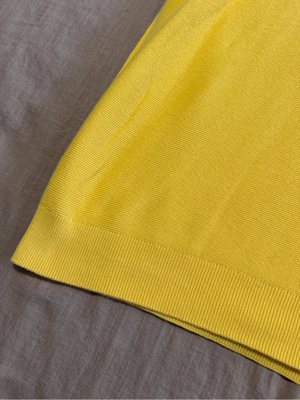 Butter Yellow Knit Sweater Vest Big And Tall Size XXL Vibrant Summer Bold Retro
